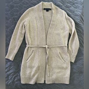 Oatmeal color French Connection cardigan